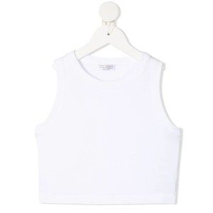 Brunello Cucinelli Kids Size 8 White Tank Top Vest